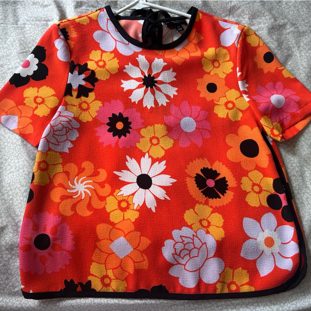XS Victoria Beckham for Target Floral Blouse